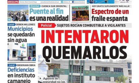 DIARIO SIN FRONTERAS AREQUIPA