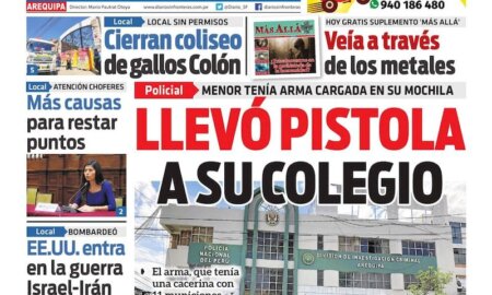 DIARIO SIN FRONTERAS AREQUIPA