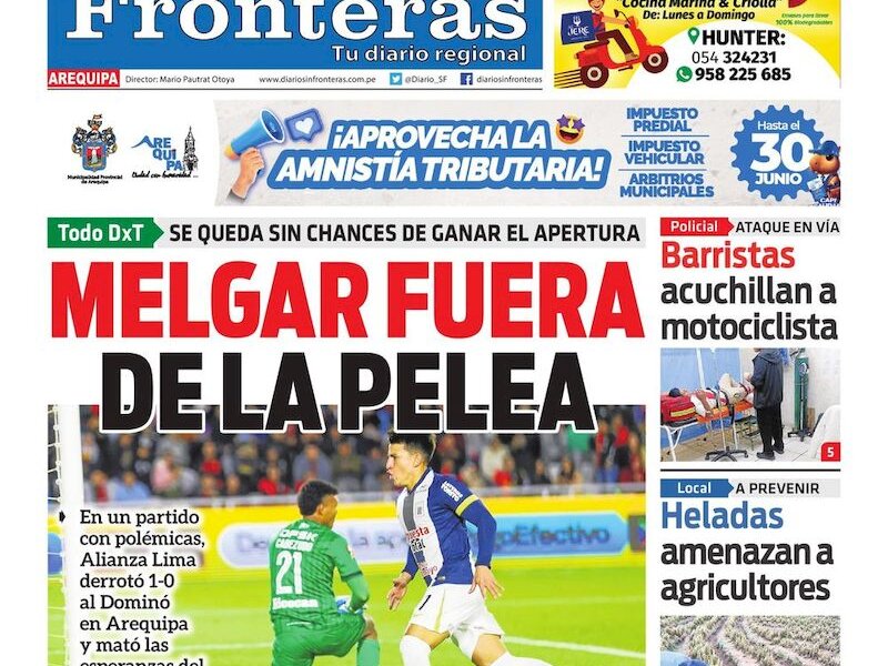 DIARIO SIN FRONTERAS AREQUIPA