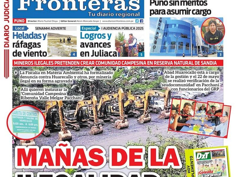DIARIO SIN FRONTERAS PUNO