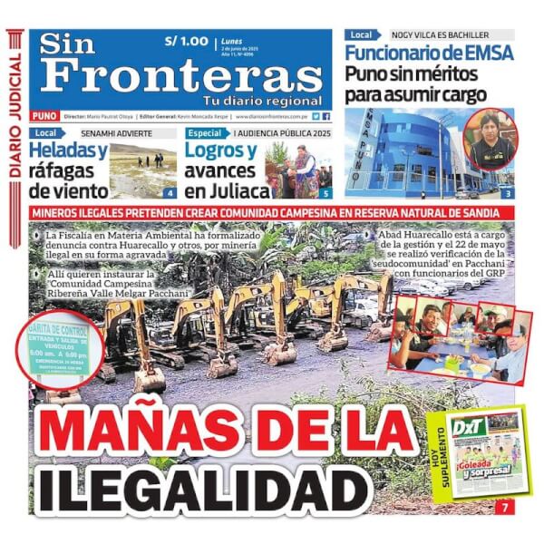 DIARIO SIN FRONTERAS PUNO