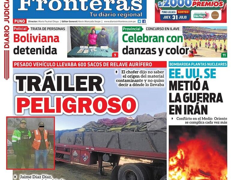 DIARIO SIN FRONTERAS PUNO