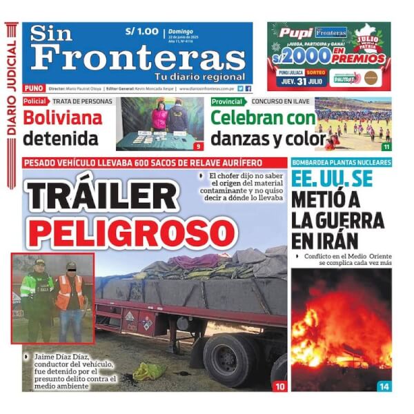 DIARIO SIN FRONTERAS PUNO