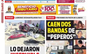 DIARIO SIN FRONTERAS TACNA