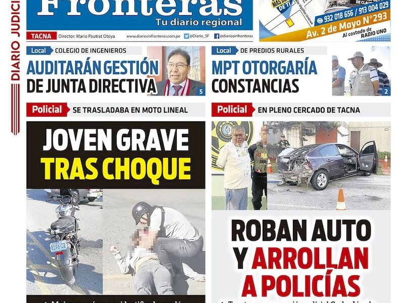 DIARIO SIN FRONTERAS TACNA