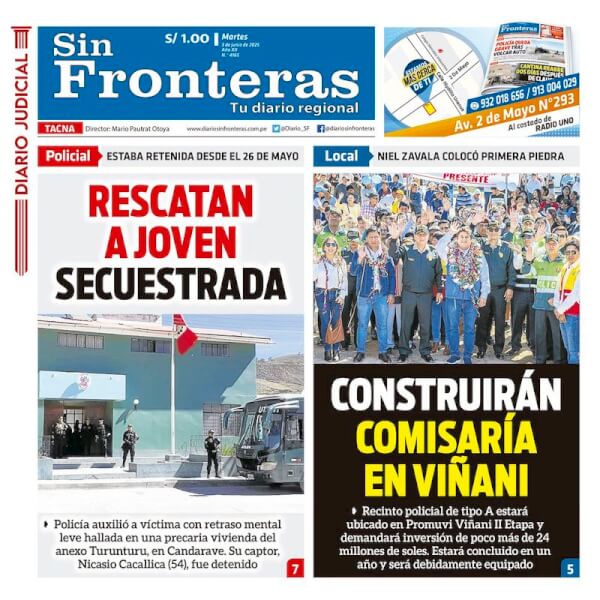 DIARIO SIN FRONTERAS TACNA