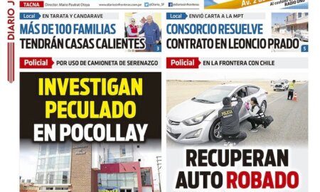 DIARIO SIN FRONTERAS TACNA
