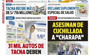 DIARIO SIN FRONTERAS TACNA