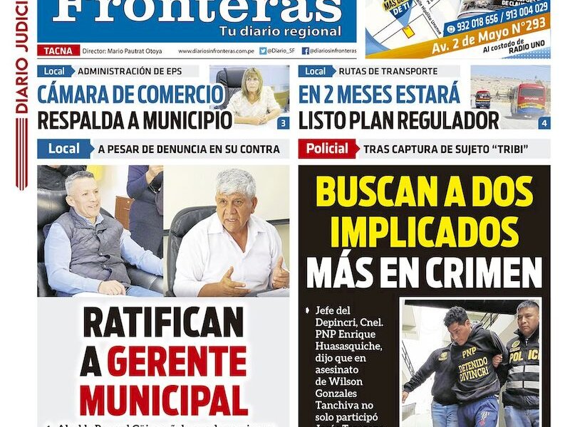 DIARIO SIN FRONTERAS TACNA