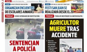 DIARIO SIN FRONTERAS TACNA