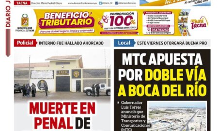 DIARIO SIN FRONTERAS TACNA