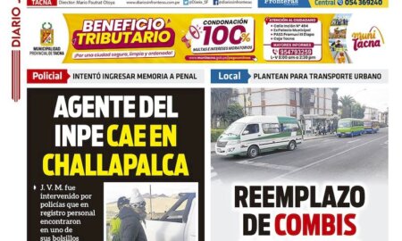 DIARIO SIN FRONTERAS TACNA