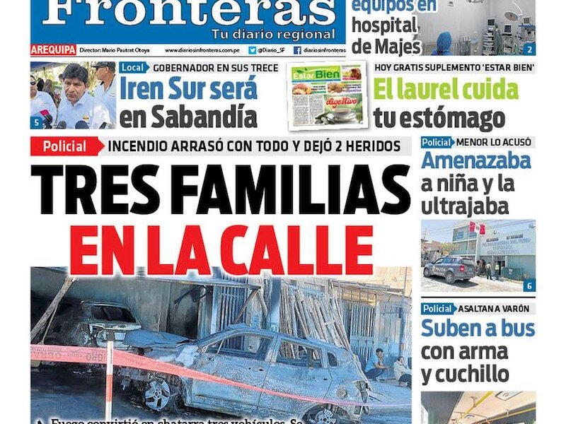 DIARIO SIN FRONTERAS AREQUIPA