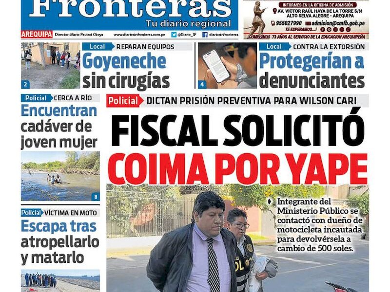 DIARIO SIN FRONTERAS AREQUIPA