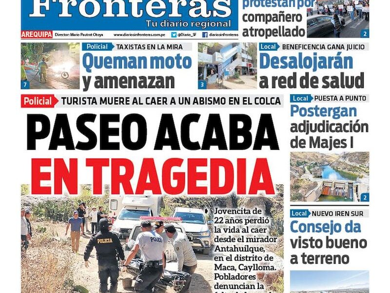 DIARIO SIN FRONTERAS AREQUIPA