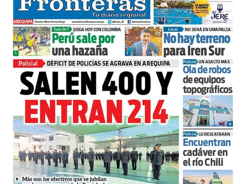 DIARIO SIN FRONTERAS AREQUIPA