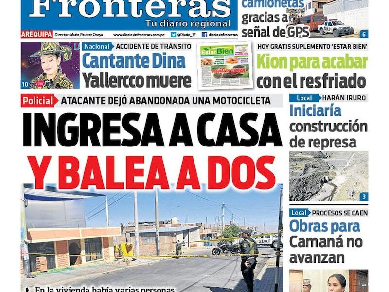 DIARIO SIN FRONTERAS AREQUIPA