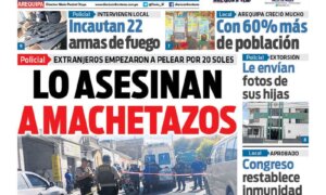 DIARIO SIN FRONTERAS AREQUIPA