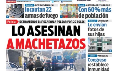 DIARIO SIN FRONTERAS AREQUIPA