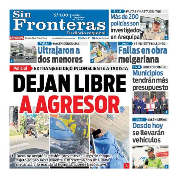 DIARIO SIN FRONTERAS AREQUIPA