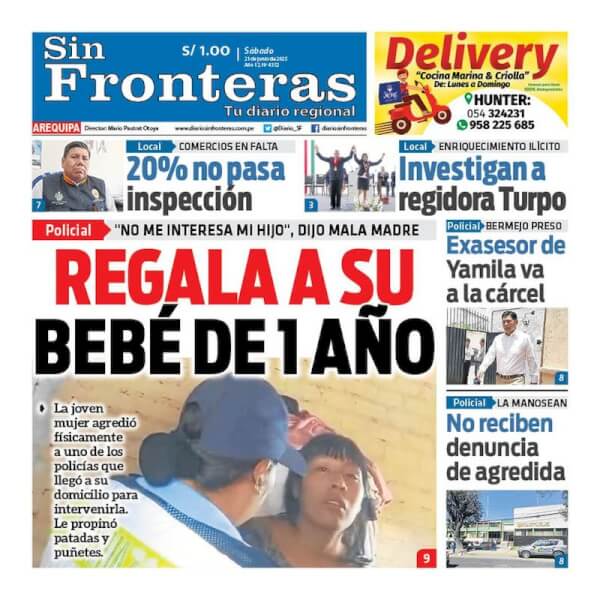 DIARIO SIN FRONTERAS AREQUIPA