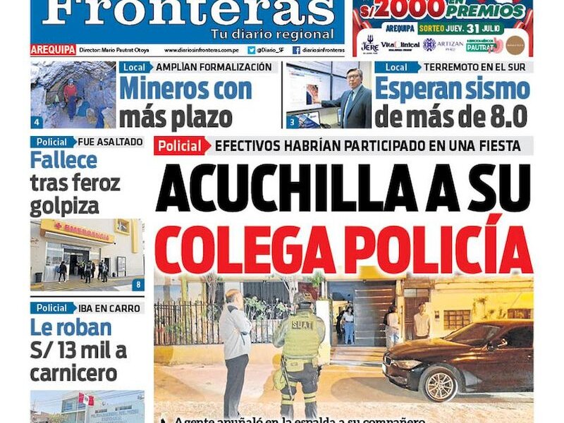 DIARIO SIN FRONTERAS AREQUIPA