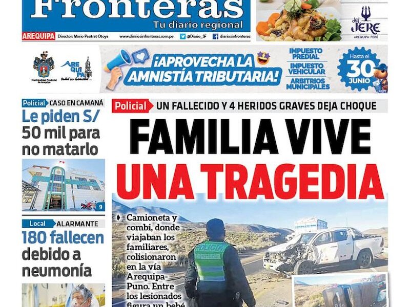 DIARIO SIN FRONTERAS AREQUIPA