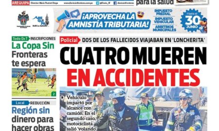 DIARIO SIN FRONTERAS AREQUIPA