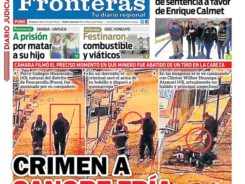 DIARIO SIN FRONTERAS PUNO