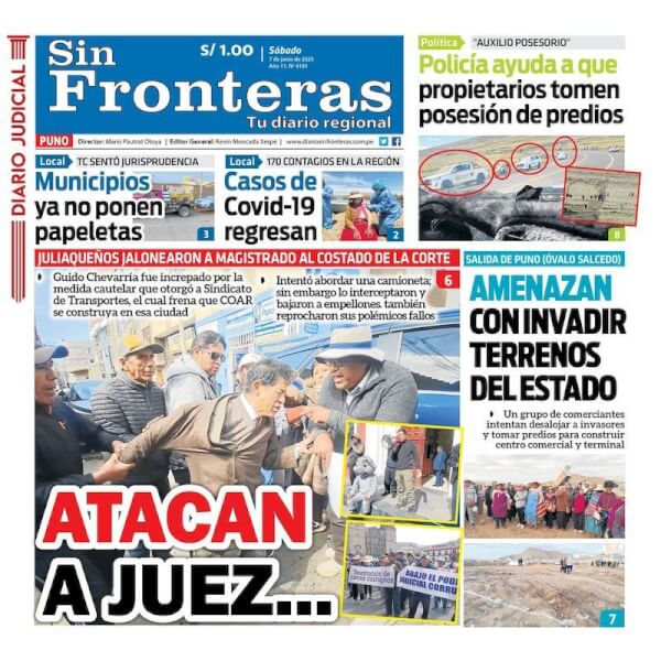 DIARIO SIN FRONTERAS PUNO