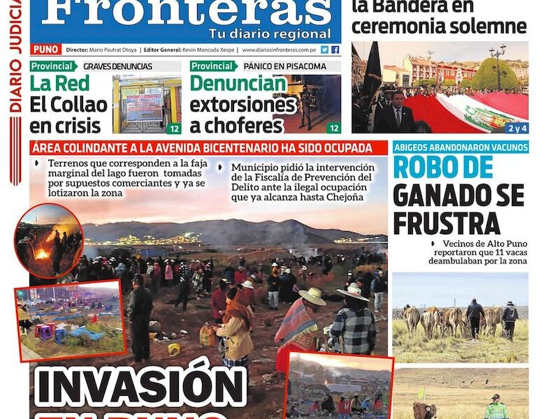 DIARIO SIN FRONTERAS PUNO