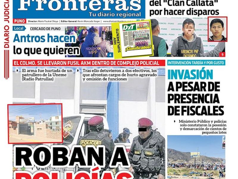 DIARIO SIN FRONTERAS PUNO