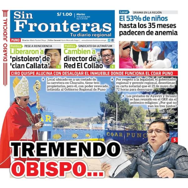 DIARIO SIN FRONTERAS PUNO