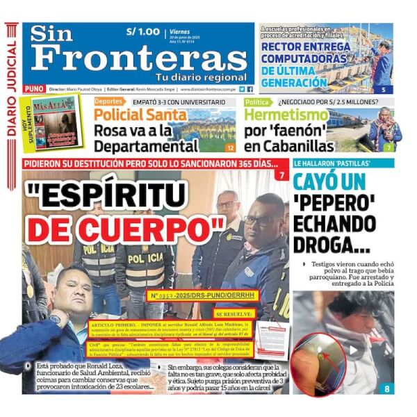 DIARIO SIN FRONTERAS PUNO