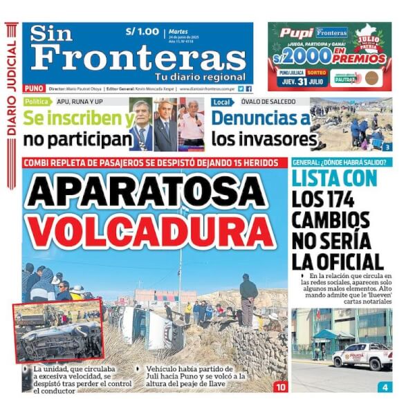 DIARIO SIN FRONTERAS PUNO