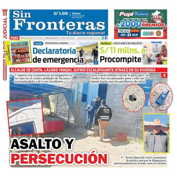 DIARIO SIN FRONTERAS TACNA