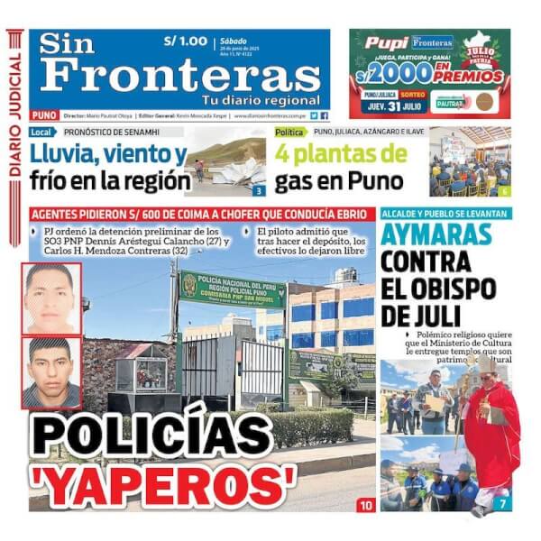 DIARIO SIN FRONTERAS PUNO