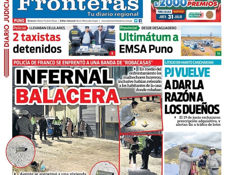 DIARIO SIN FRONTERAS PUNO