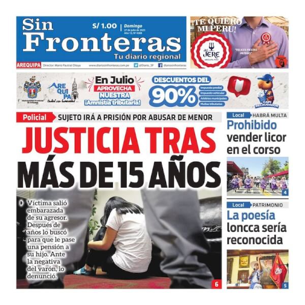 DIARIO SIN FRONTERAS AREQUIPA