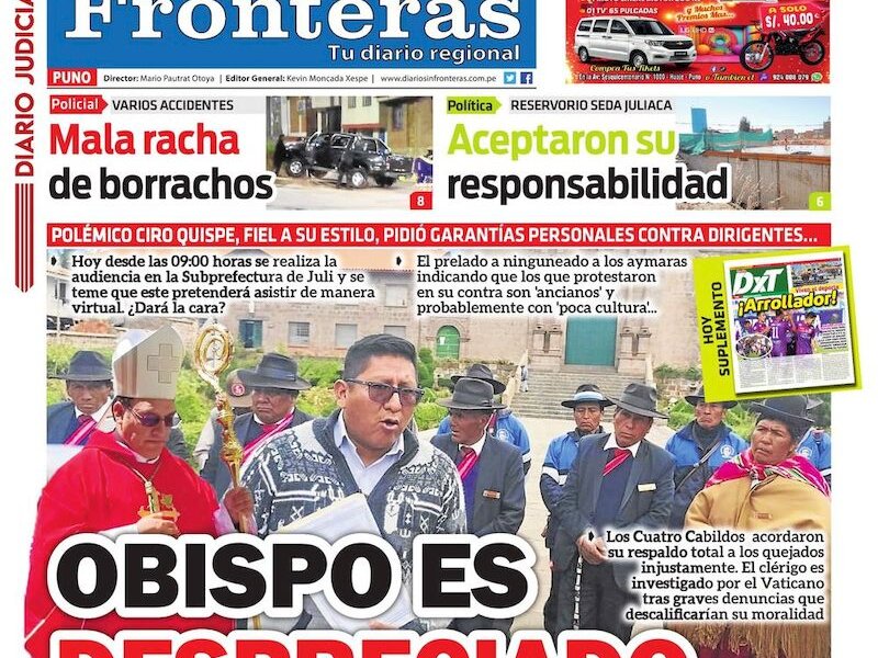DIARIO SIN FRONTERAS PUNO