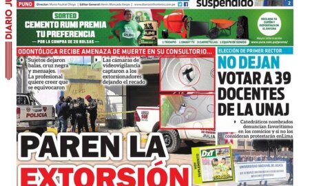 DIARIO SIN FRONTERAS PUNO
