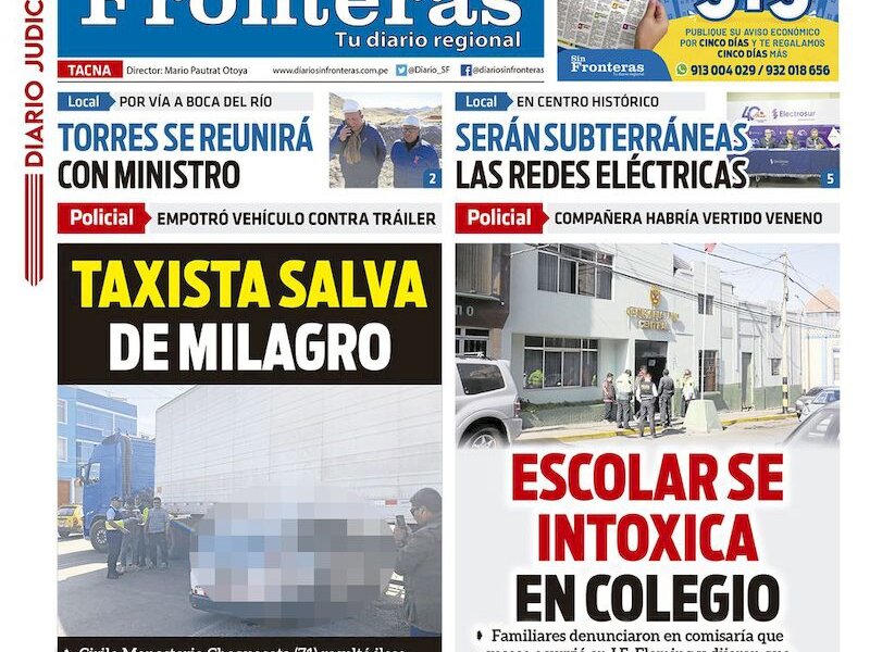 DIARIO SIN FRONTERAS TACNA