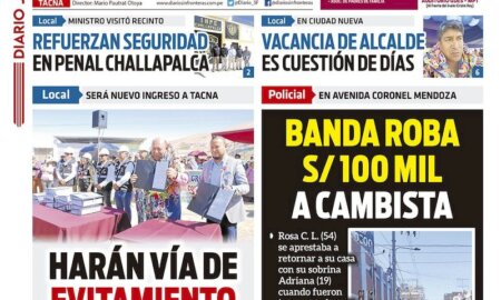 DIARIO SIN FRONTERAS TACNA