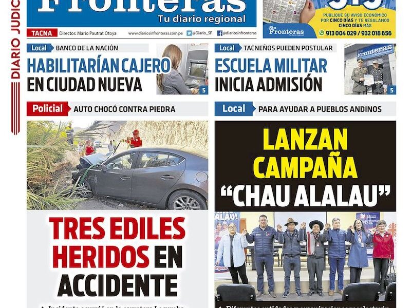 DIARIO SIN FRONTERAS TACNA
