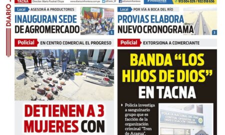 DIARIO SIN FRONTERAS TACNA