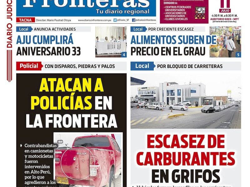 DIARIO SIN FRONTERAS TACNA