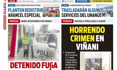 DIARIO SIN FRONTERAS TACNA