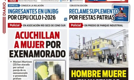 DIARIO SIN FRONTERAS TACNA