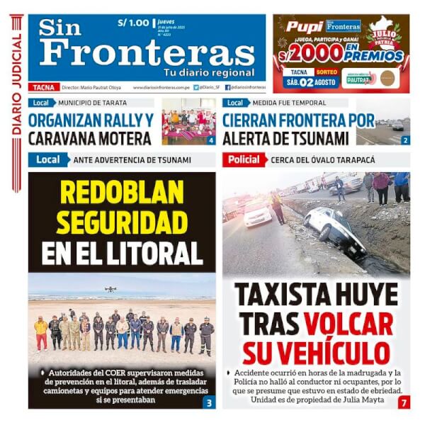 DIARIO SIN FRONTERAS TACNA