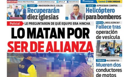 DIARIO SIN FRONTERAS AREQUIPA